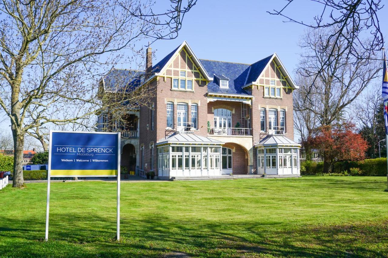 Rijksmonument Hotel De Sprenck Middelburg Exterior photo
